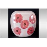 Carlton Ware Hand Painted ''Studio Poppy'' Vase - Signed to base, approx 8 inches in height.