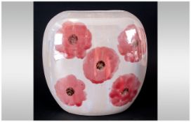Carlton Ware Hand Painted ''Studio Poppy'' Vase - Signed to base, approx 8 inches in height.