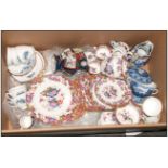 Box Of Assorted Ceramics Including part tea sets, China ware