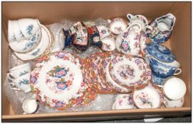 Box Of Assorted Ceramics Including part tea sets, China ware