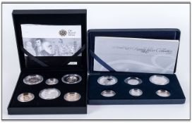 The Royal Mint ''2009 Family Silver Proof Collection'' Six Coin Set. Together With 2007 Family