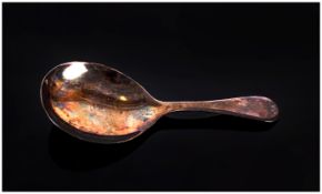 George V Silver Caddy Spoon. Hallmark Birmingham 1926. 3 Inches In Length. Excellent Condition.