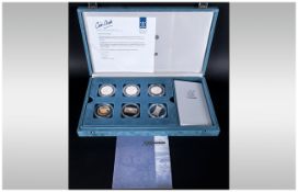 The Royal Mint ''The Masterpiece 2000 Millennium Collection'' Collection Of 24 Silver Proof Coins