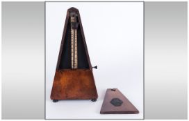'Metronome Of Maelzel' Wooden Cased Metronome.
