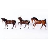 Beswick Horse Figures, 3 in total, 1. Spirit Of Freedom, Model Number 2689, 7'' in height. Mint