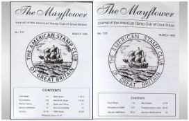 Large Collection Of The Mayflower Publications, being the journal of the American Stamp Club Of