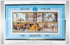 Two Album Set Of 1971 Stamps From The Silver Jubilee. Beautifully presented and including a number