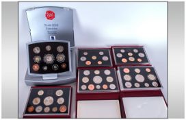 The Royal Mint Collection Of Six Proof Coin Sets, Comprising 1986, 1987, 1997 Deluxe Proof Set, 2000