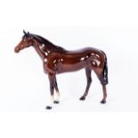 Beswick Large Racehorse Figure 'Brown' Colourway model number 1564, designer A.Gredington. 11.25''