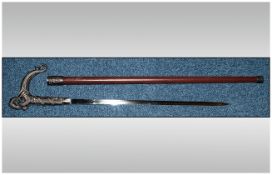 modern sword walking stick
