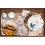 Small Collection Of Assorted Pottery, including Royal Doulton Plate, A.F, Aynsley Small Vase,