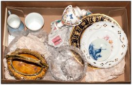 Small Collection Of Assorted Pottery, including Royal Doulton Plate, A.F, Aynsley Small Vase,