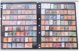 STAMPS. FRANCE, valuable early collection from 1849 imperfs 5c to 25c, 1853 imperfs 1c to 80c x2,