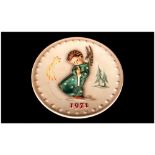 M. J. Hummel - Rare Annual Plate, Date 1971 ' Heavenly Angel ' Number 264. New In Original Box. 7.