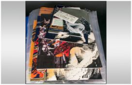 Album Containing A Quantity Of Modern Theatre/Souvenir Programmes, Ticket Stubs etc. To Include