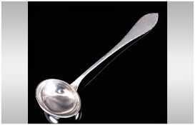 P. Hansen Danish Silversmiths - Small Ladle. Marked 830. 6.75 Inches In Length. 27.2 grams.