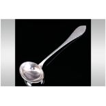 P. Hansen Danish Silversmiths - Small Ladle. Marked 830. 6.75 Inches In Length. 27.2 grams.