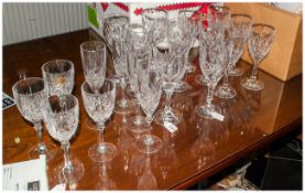 Collection Of Drinking Glasses - Comprising of 6 large wine glasses, 6 medium wine glasses, 4