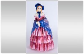 Royal Doulton Figurine ' Victorian Lady ' HN.728. Designer L. Harradine. Issued 1925-1952. Height