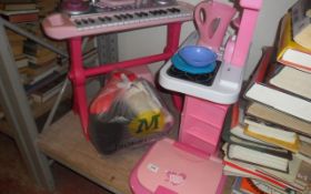 Girls Mini Kitchen, Childrens Laptop, Pink Keyboard, Hats etc