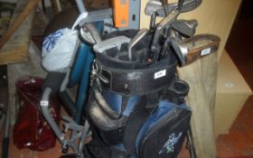 Mocad Golf Bag With Some Clubs