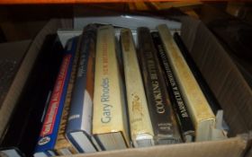 Box Of Assorted Cookbooks