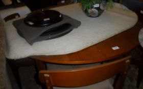 Wooden Round Dining Table & 4 Chairs