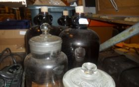 5 Assorted Storage Jars