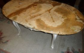 Onyx Topped Coffee Table