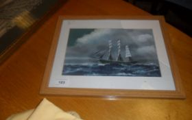 Framed Print Of Tall Ship