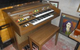 Electone Organ With Stool