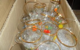 Box OF Assorted Glasses