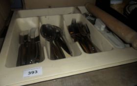 2 Plastic Cutlery Inserts