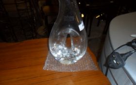 Modern Glass Vase With Decorative Pieces