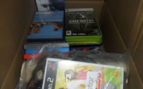 Box Of Games & DVD's