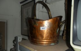 Copper Coal  Bucket