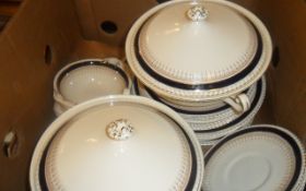 Pair Dinner Set 'Solian Ware'