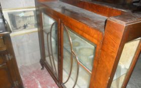 Wooden & Glass 1950's Side/Display Unit