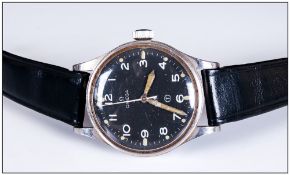 Omega British Military RAF Issue Stainless Steel Gents Wristwatch, circa 1953, reference 2777-1, the