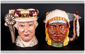 Royal Doulton Two Faced Ltd and Numbered Edition Character Jugs ( 2 ) In Total. 1/ The Antagonists