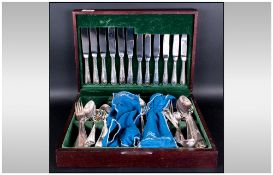 Canteen of EPNS Cutlery By Hagerty Inox Silversmiths, 60 piece set.