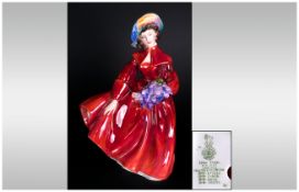 Royal Doulton Figurine ' Lilac Time ' HN.2137. Designer M. Davies. Issued 1954-1969. Height 7.25