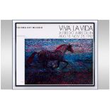 Alfredo Arreguin Signed Poster For Tacoma Art Museum Titled 'Viva La Vida' dated Aug 18 - Nov 25