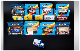 Collection Of Matchbox Lorries Boxed, 20 in total. Good condition all models.