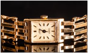 Ladies Bracelet Wristwatch, Manual Wind Movement, Marked Swiss Empress, Looks To Be In Working