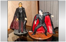 Two Dracula Resin Figures.