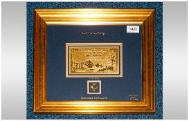 Royal Bank Of Scotland/Forth Railway Bridge Interest Framed And Glazed National Commercial Bank Of