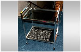 Chromed Framed Square Trolley