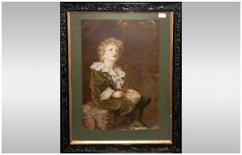 Early 20thC Pears Soap Framed Print 'Bubbles' (A Child's World) After The Painting by Sir John