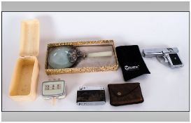 Small Bag Of Mixed Collectables, Lighters, Magnifying Glass etc.